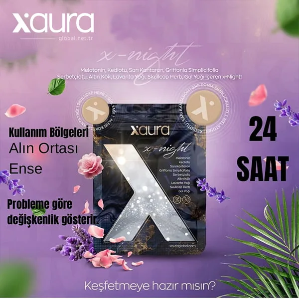 Xaura Global X Night Transdermal Bant Uyku Bandı - Görsel 2